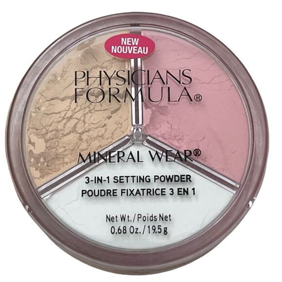 Physicians Formula Mineral Wear 3-In-1 Setting Powder Trio NEW - Picture 1 of 2